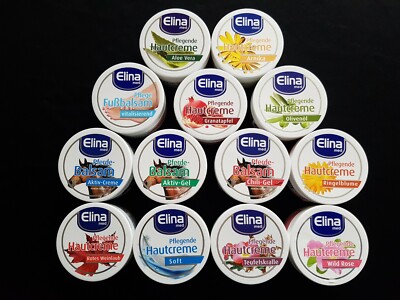 3x Haut Creme/Gel/Balsam 150ml Elina med 13 verschiedene Sorten  Auswahl