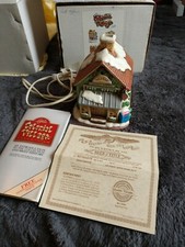 Vintage Geo Lefton Christmas Lighted Village 1987 US Post Office #06343 w/DEED