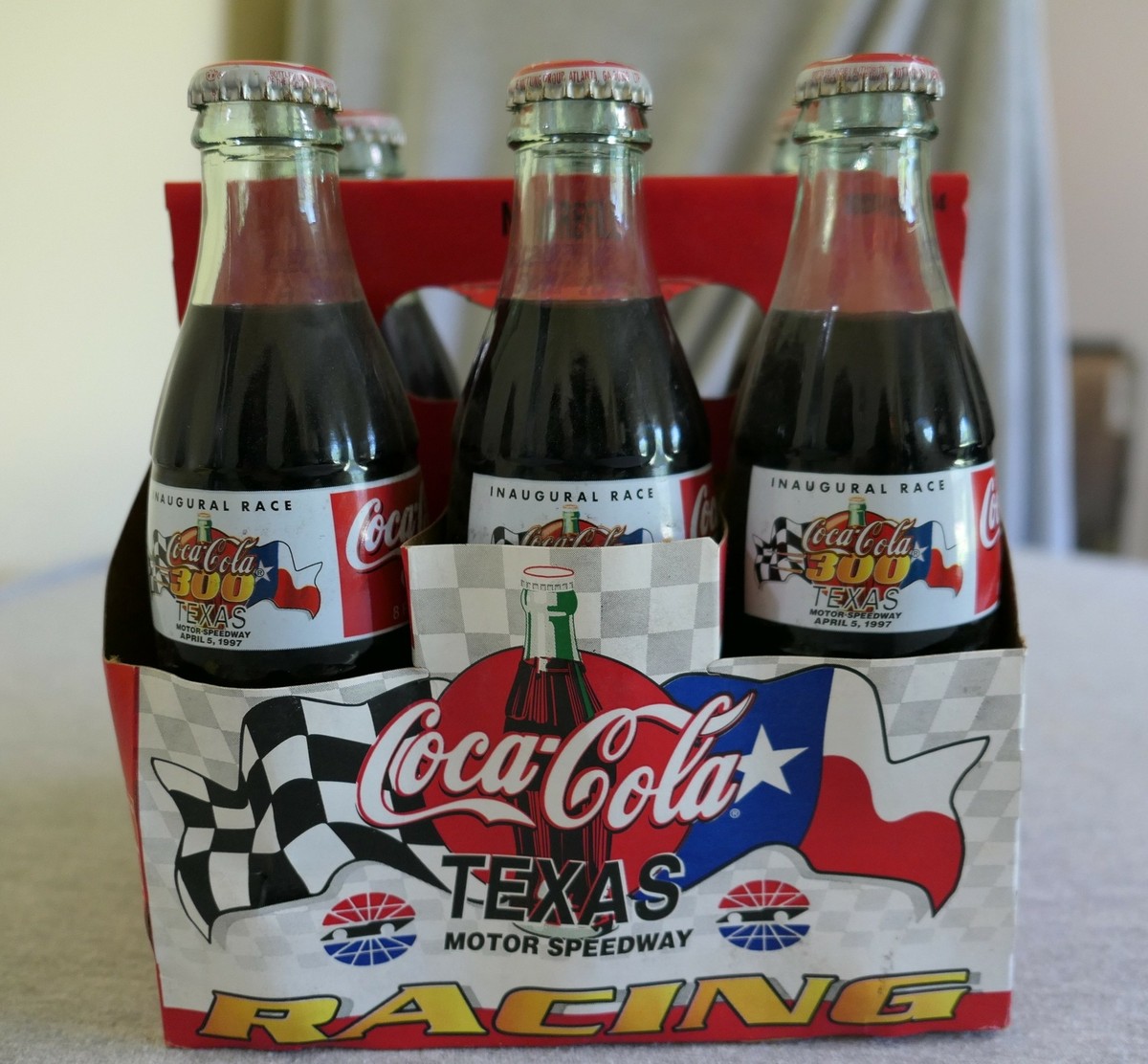 300 Texas Speedway Inaugural Race April 5, 1997 Case of 6 Coca