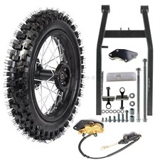 12" Rear Wheel Swing Arm 80/100-12 Tire Rim Pit Bike Apollo SSR 110cc 125cc 140