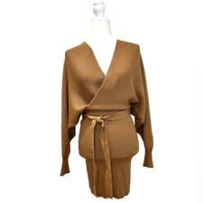 GIANNI BINI Teddy Alston Sweater Dress Size Medium