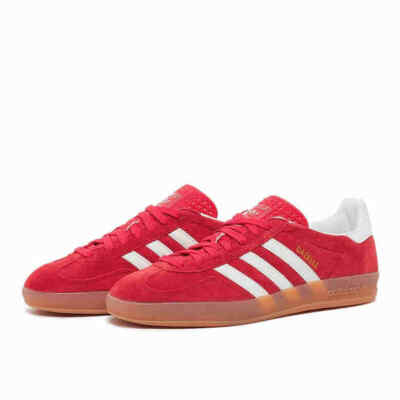 adidas Gazelle Indoor Better Scarlet Gum JI2063 Ship Now | eBay