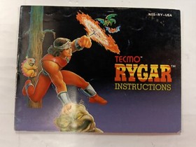 NES-Tecmo Rygar (Nintendo Entertainment System) SOLO MANUAL + BOLSA PROTECTORA 