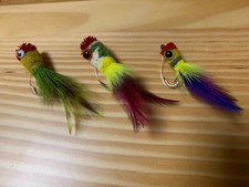 Bass bug hair bug  fly for bass (original tying.)lot