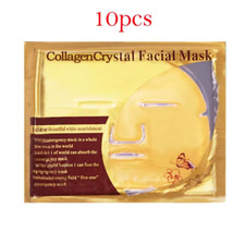 10 Pieces Crystal Collagen Or Facial Masks Beauty Skin Care Large M