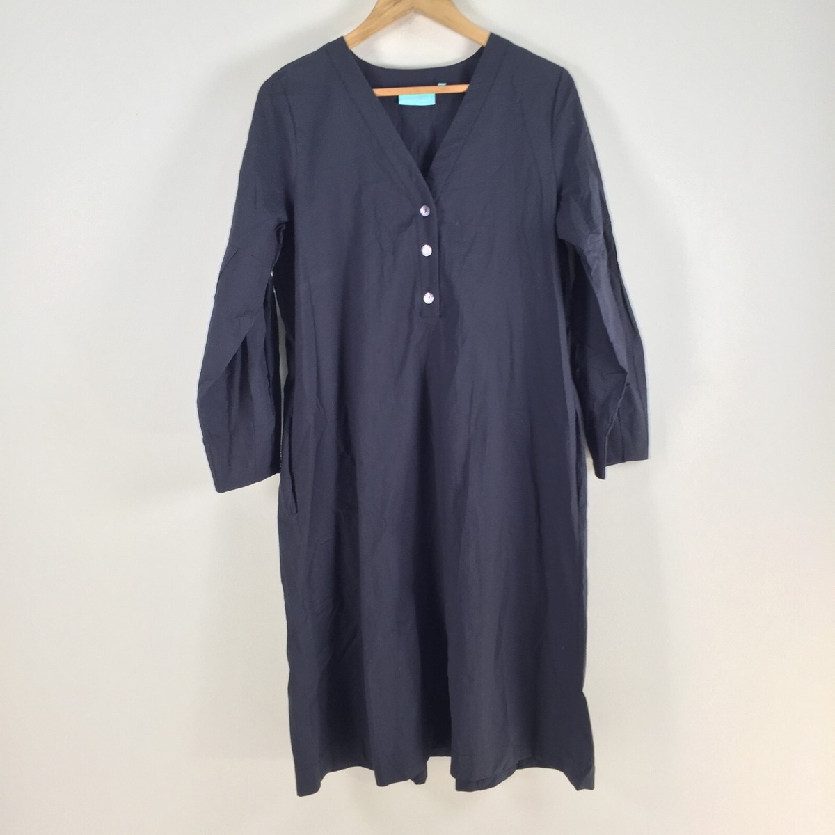 Blue Illusion womens dress size S shift navy blue long sleeve cotton 084794 | eBay UK Blue Illusion womens dress size S shift navy blue long sleeve cotton 084794 | eBay UK