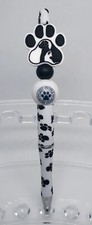 Custom Veterinary Theme Beaded Pen Black Ink Refillable - Free Refill