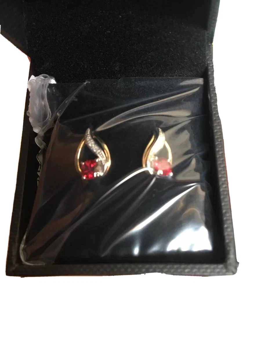 H samuel ruby earrings sale