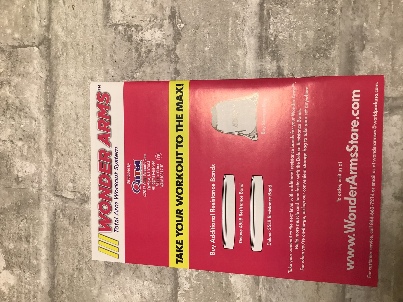 Ontel Wonder Arms Total Workout System Resistance Training Bands, White*OPEN 735541208232 eBay