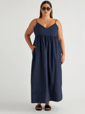 NWT 100% Organic Cotton Sleeveless Maxi Dress XS
