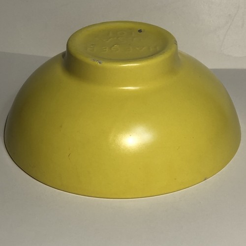 Haeger USA 101 Pottery Footed Console Bowl Planter Yellow Mid Century Modern 8" - Picture 11 of 12
