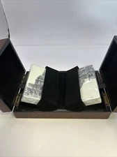 2006 Bombay Canada Lacquer Box Double Pop Up Playing Cards Set! Paris Cards Seal