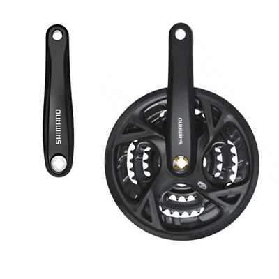 Pédalier VTT Triple Plateau 42-32-22 Dents 170mm Alu SUNRACE FCM600 Noir – Carré 7/8 Vitesses