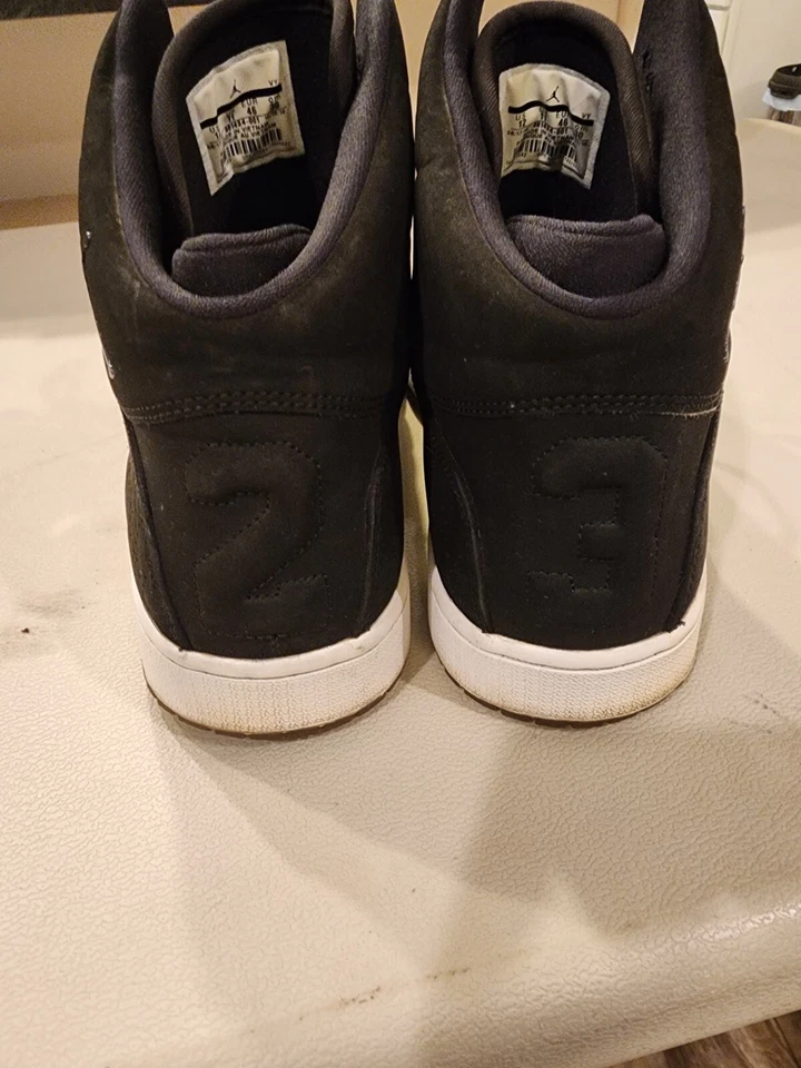 Size 12 - Jordan 1 Flight 5 Premium Black White 2016 881434-001 - Image 3 of 4