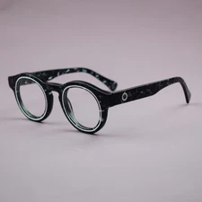 Acetate Eyeglass Frames Round Reading Glasses Retro Oval Men Women Nerd Full Rim