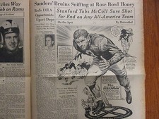 1950 The Quarterback/Sporting News Insert(BILL McCOLL/GEORGE RATTERMAN/RED BLAIK