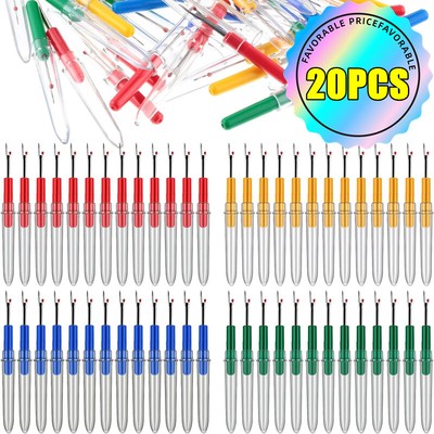 4-20pcs Plastic Handle Seam Stitch Ripper Unpicker Thread Cutter Sewing Tools