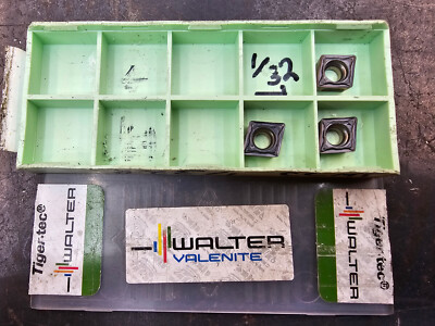 Qty 3 Walter Valenite CCMT 3(2.5)2-PF4 32.52 CCMT09T308-PF4 WSM20 Carbide Insert