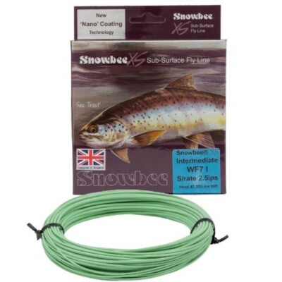 Snowbee XS Sub-Surface Intermediate Fly Lines WF5, 6, 7, 8  Fly Fishing Line