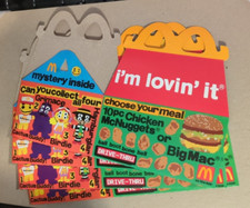 McDonald 's BOX ONLY Cactus Plant Flea Market 2022 LOT of 4