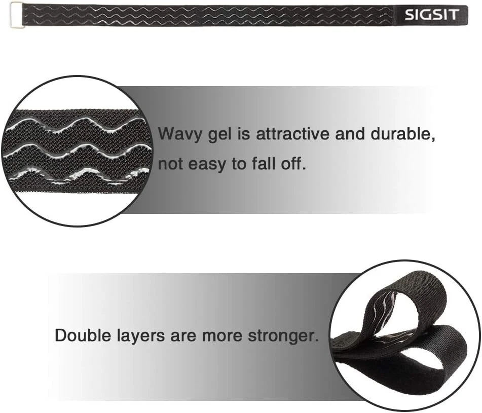 SIGSIT Reusable Bike Wheel Strap Bike Wheel Stabilizer Straps - Image 4 of 4