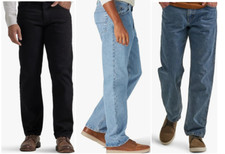 Wrangler Authentics Men's Classic 5-Pocket Relaxed Fit 100 Cotton Jean