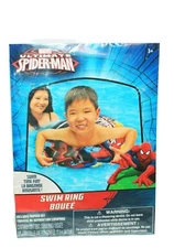 Marvel Comics Spiderman - Superhero Swim Ring Float For Pool Water Beach