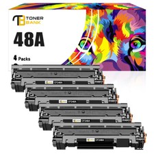 4PK Compatible for HP 48A Toner CF248A LaserJet Pro M15w M16a MFP M28w M28a M29w