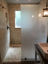 2 Rolls of Privacy Window Film 24" x 78.7" Frosted Glass, Non-Adhesive + Tool