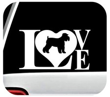 Schnauzer LOVE Dog Decal Sticker Pet Gift Accessory Art Car Laptop Window E1060