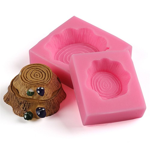 3D Fairy Stump Silicone Mould Chocolate Fondant Cake Topper MoldsDecor DIYTo _ou