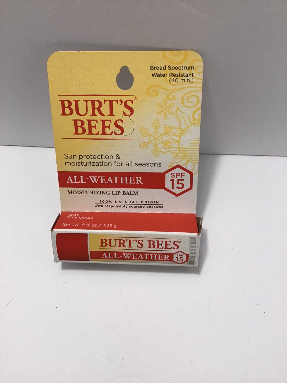 All Weather SPF 15 Lip Balm 0 15 Oz By Burts Bees EBay all-weather-spf-15-lip-balm-0-15-oz-by-burts-bees-ebay
