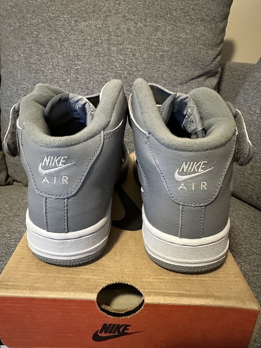 NEW RARE 1998 Vintage NIKE AIR FORCE 1 Mid SC Cool Grey NEW RARE 1998 Vintage NIKE AIR FORCE 1 Mid SC Cool Grey