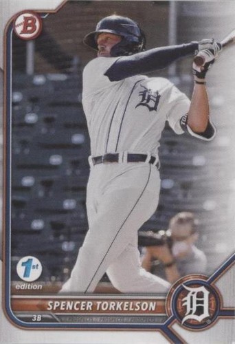 SPENCER TORKELSON 1st 2020 Bowman Chrome Draft REFRACTOR Rookie