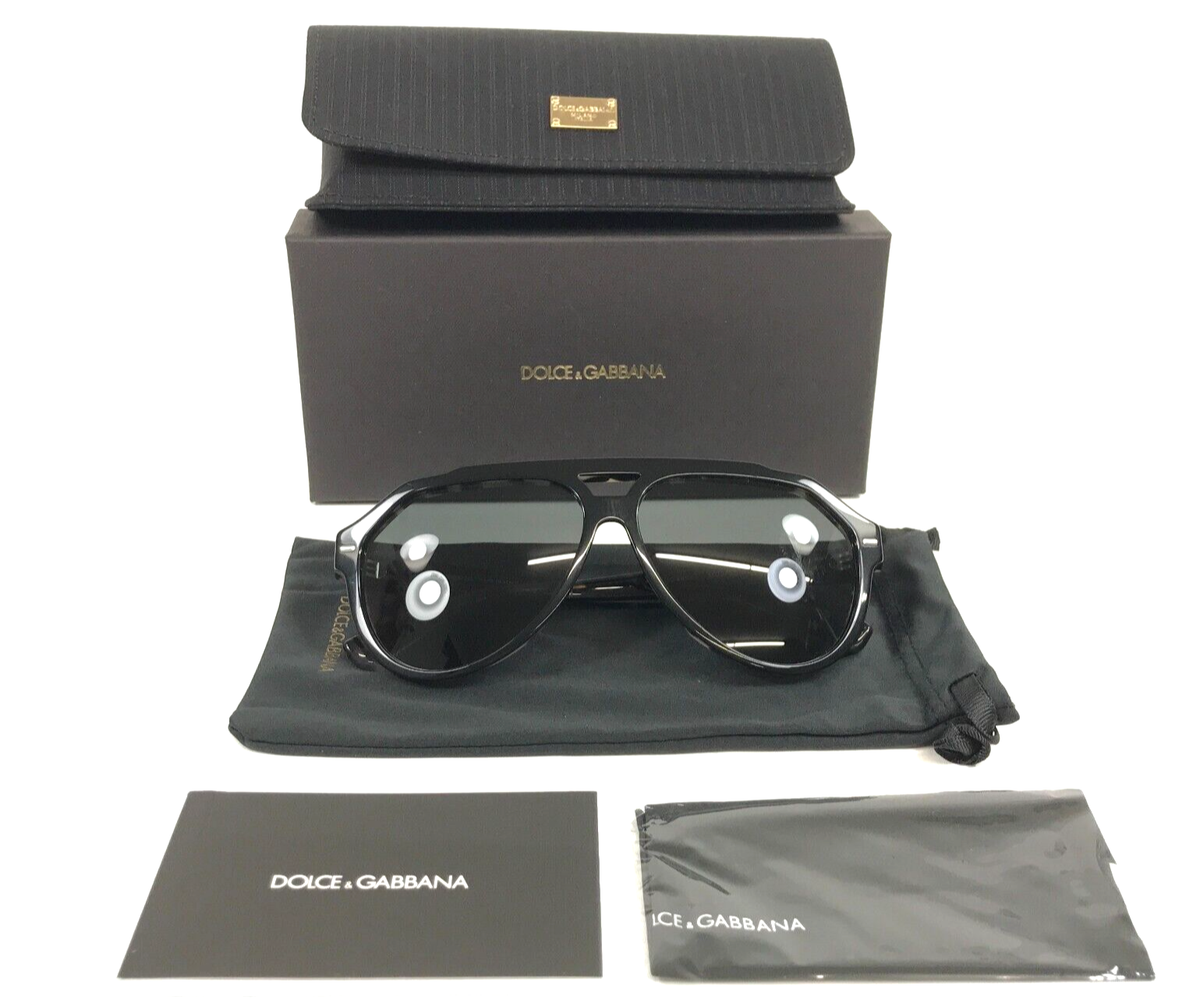 Dolce & Gabbana Sunglasses DG4452-F 3403/87 Black on Grey