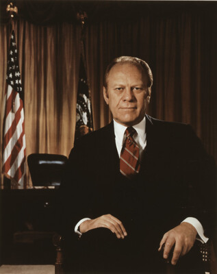 Gerald R. Ford Photograph - Vintage Photo from 1975