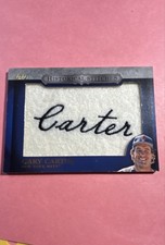 2012 Topps - Manufactured Historical Stitches Gary Carter #HS-GC