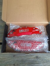 1 Pair Red Universal Style Car Auto Disc Brake Caliper Covers Set Kit