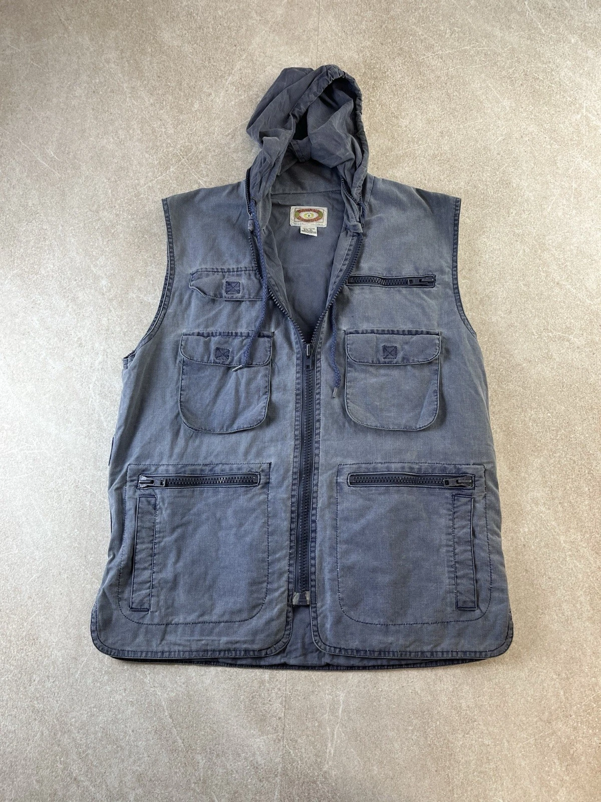 Vintage Banana Republic 1980s Safari Travel Cotton Vest Multi-Pocket Hooded M
Opens in a new window