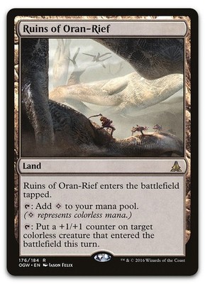 Ruins of Oran-Rief #176 (LP) Oath of the Gatewatch OGW Magic MTG