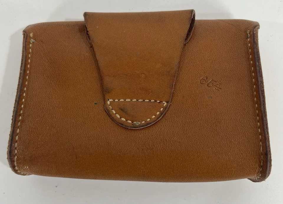 Vintage Boyt Ammo Leather Case Boyt Bullet Box Date 654 - Image 2 of 4