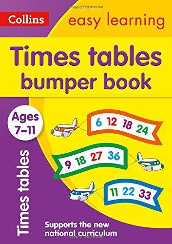 Times Tables Bumper Book Ages 7-11: Prepare for... - Collins Easy Learning