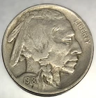 1918-P Buffalo Nickel VF Very Fine Condition Early Date 5c US Coin - 4429