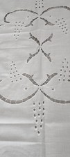 Tablecloth, openwork pattern, white. Cotton 85 x 112 cm
