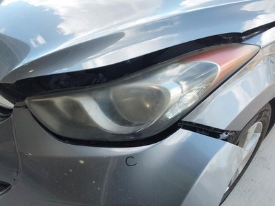 Used Left Headlight Assembly fits: 2011 Hyundai Elantra Sdn Korea built Left Gra