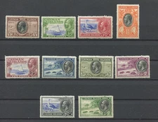 Cayman Islands 1935 KGV to 5s SG 96-106 Mint Never Hinged MNH (2s. LH) £150.00