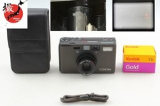Late Double Teeth Black 【TOP MINT】 Contax T3 35mm Film Camera w/ Case From Japan