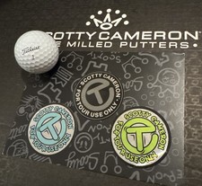 Scotty Cameron Three 3 CT Tour Use Only sticker decal combo NEW