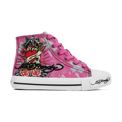 Ed Hardy Skull High Top Pink EH04769655 PS New | eBay