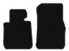 Fu�matten Automatten Vorne Velours Schwarz f�r BMW 1 F22 2011-2019